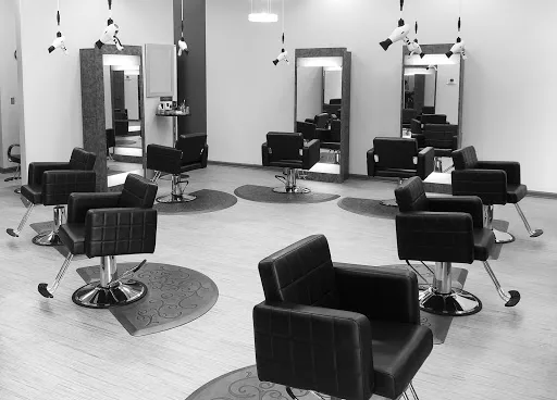 Styling stations at Craig McQueen Salon